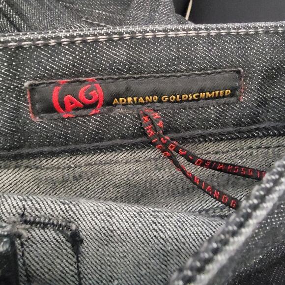 AG Adriano Goldschmied Zipper Ankle The Doris Dark Wash Low Rise Jeans - Picture 14 of 14